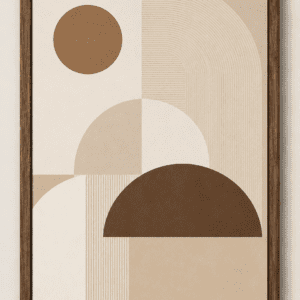 earthform balance modern geometric abstract art