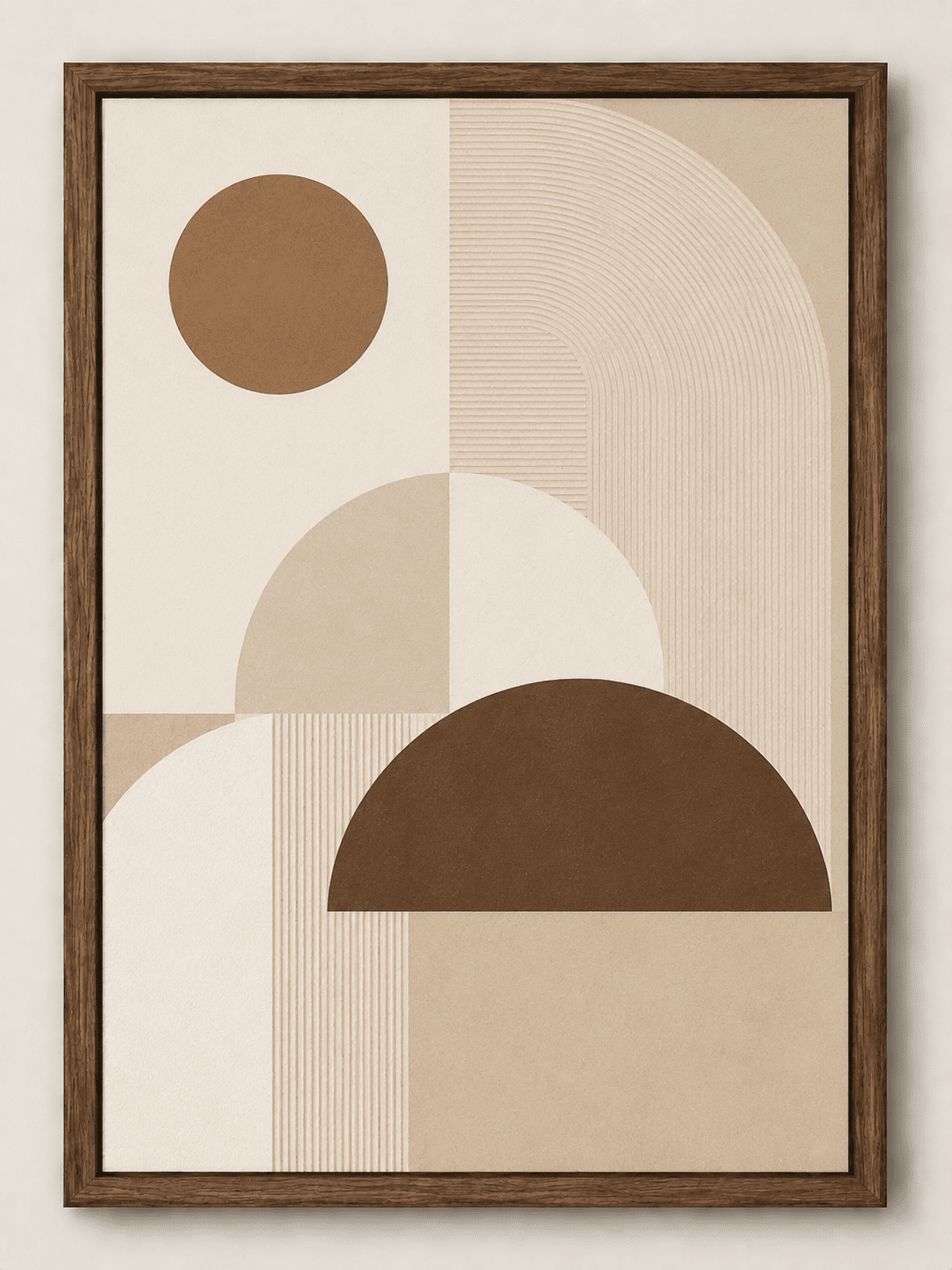 earthform balance modern geometric abstract art